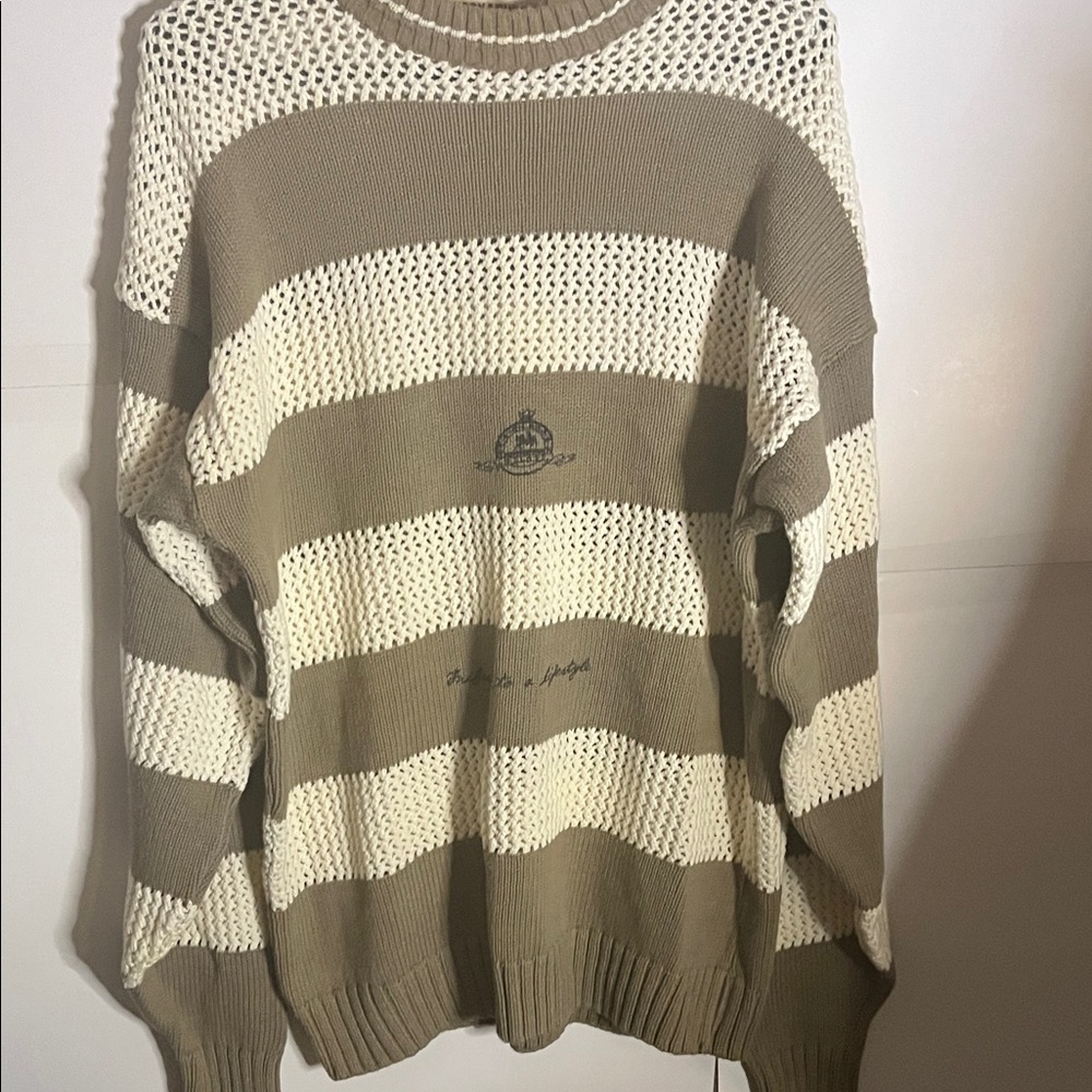 😄Koolaburra crew neck sweater cotton vintage Korea large